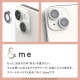 ELECOM エレコム PM-A23AFLLGRSV iPhone 15 iPhone 15 Plus カメラレンズガラスフィルム &Me シルバー【キャンセル不可・北海道沖縄離島配送不可】