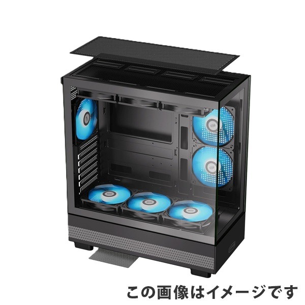CPS PC������ C3Q500-BK ��Ʃ���������饹 270��ѥΥ�ޥߥå�ATX������ C3 Q500 �ȥå�360mm�饸���������б� CPU�����顼165mm�б� �����ȥե��륿����� �֥�å� �ڥ���󥻥��Բġ��̳�ƻ����Υ�������Բġ� -������-