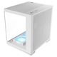 Okinos PCケース Mirage 4 ARGB White ARGBファン3基標準搭載 脱着式ダストフィルター Micro-ATX/ITX対応 裏配線スペース搭載 ピラーレス ホワイト 【キャンセル不可・北海道沖縄離島配送不可】