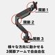 シングルモニターアーム Pixio PS2S PS2S-O Hamee株式会社 【キャンセル不可・北海道沖縄離島配送不可】