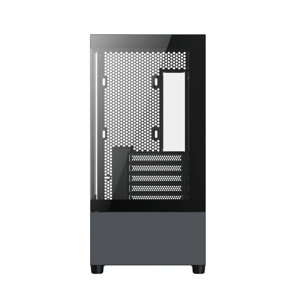 恵安 KEIAN PCケース 強化ガラス KX-M03-BK MicroATX対応【キャンセル不可・北海道沖縄離島配送不可】 -お取り寄せ-