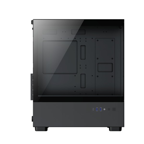 恵安 KEIAN PCケース 強化ガラス KX-M03-BK MicroATX対応【キャンセル不可・北海道沖縄離島配送不可】 -お取り寄せ-