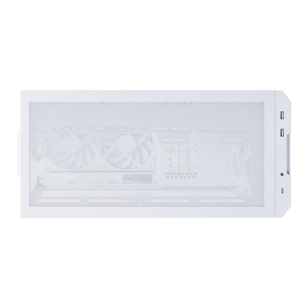 LIAN LI ミドルタワーケース LANCOOL 207 WHITE ホワイト ATX対応 ファン4基標準搭載 アンチサグ機能 【キャンセル不可・北海道沖縄離島配送不可】