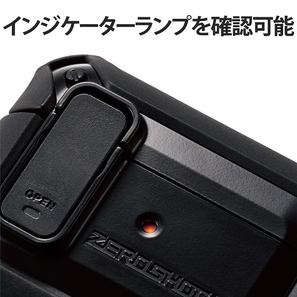 ELECOM 쥳 AVA-AP2ZEROLBK AirPods Proб ZEROSHOCK Lock ̎ގ׎ ڥ󥻥Բġ̳ƻΥԲġ