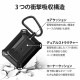 ELECOM 쥳 AVA-AP2ZEROLBK AirPods Proб ZEROSHOCK Lock ̎ގ׎ ڥ󥻥Բġ̳ƻΥԲġ