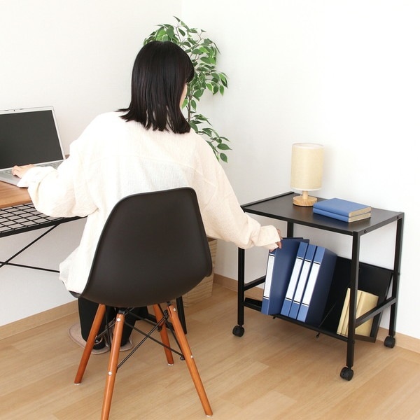 不二貿易 ファイルワゴン1段 ブラック 商品コード17611 【代引・日時指定・キャンセル不可・北海道沖縄離島配送不可】 -お取リ寄せ-