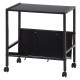 不二貿易 ファイルワゴン1段 ブラック 商品コード17611 【代引・日時指定・キャンセル不可・北海道沖縄離島配送不可】 -お取リ寄せ-
