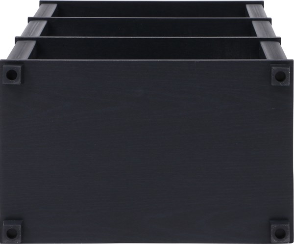 不二貿易 フィット 4段ラック BR×BK 9014 商品コード99775【代引・日時指定・キャンセル不可・北海道沖縄離島配送不可】 -お取リ寄せ-