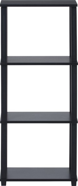 不二貿易 フィット 4段ラック BR×BK 9014 商品コード99775【代引・日時指定・キャンセル不可・北海道沖縄離島配送不可】 -お取リ寄せ-