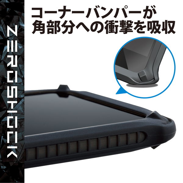ELECOM ���쥳�� P-SBZ05BK ���ޥ��� �Х�ѡ� ���ꥳ�� L~XL������ (~6.9�����) �Ѿ׷� ZEROSHOCK �֥�å��ڥ���󥻥��Բġ��̳�ƻ����Υ�������Բġ�