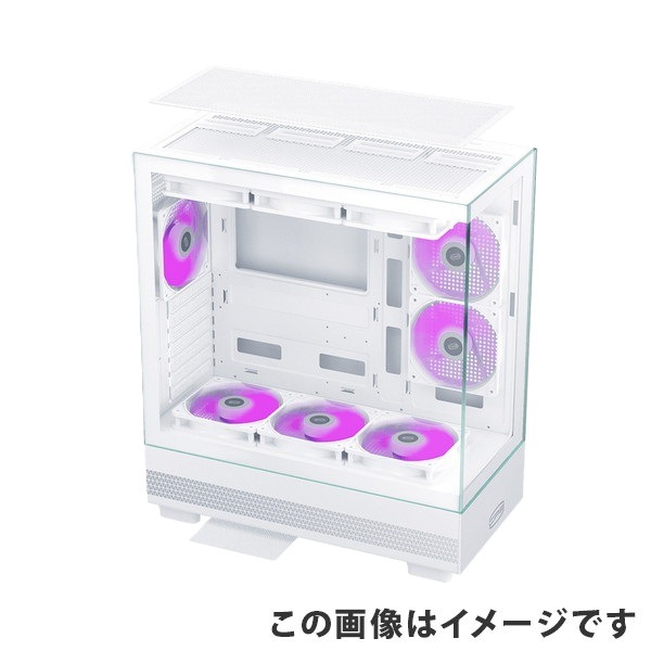 CPS PC������ C3Q500-WH ��Ʃ���������饹 270��ѥΥ�ޥߥå�ATX������ C3 Q500 �ȥå�360mm�饸���������б� CPU�����顼165mm�б� �����ȥե��륿����� �ۥ磻�� �ڥ���󥻥��Բġ��̳�ƻ����Υ�������Բġ� -������-