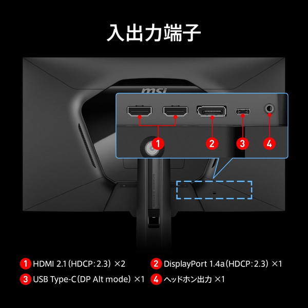 MSI �����ߥ󥰥�˥��� MAG 274UPDF E16M 27����� 4K UHD(3,840��2,160) 160Hz(�ե�HD�������320Hz) 0.5ms(GTG���Ǿ���) RAPID IPS�ѥͥ� �Υ󥰥쥢 �ǥ奢��⡼�� ������ե�å��� ������⡼�����֥顼 �֥롼�饤�ȥ��å� �ʥ��ȥӥ���� Adaptive-Sync AI�ӥ���� DisplayHDR 1000 24.5������⡼�� PIP PBP VESA100