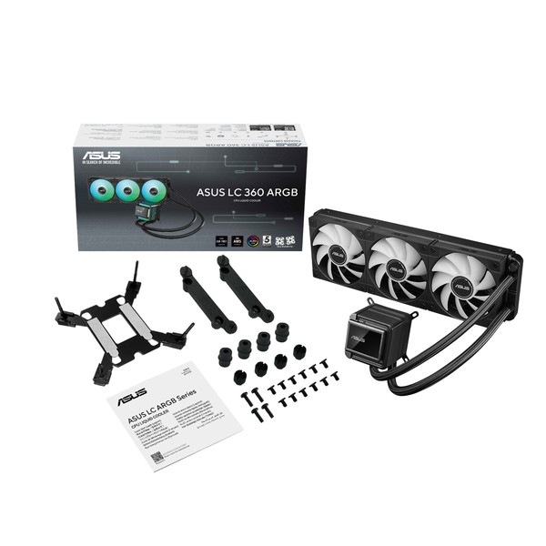 0199291611887 ASUS 水冷CPUクーラー LC 360 ARGB 一体型ファン / ARGB