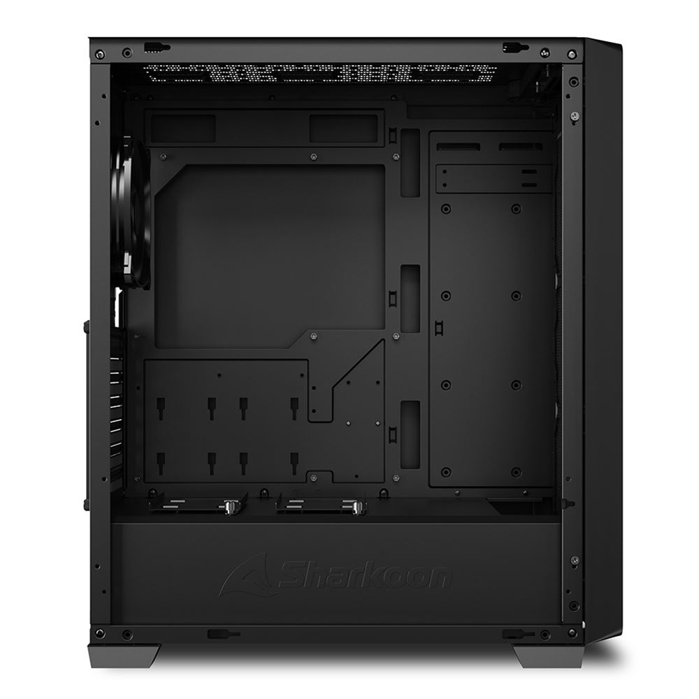 Sharkoon ケース SHA-VS8 BK 黒 ATX/m-ATX/mini-ITX 【キャンセル不可・北海道沖縄離島配送不可】