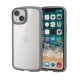 ELECOM エレコム PM-A22ATSLFCGY iPhone 14 / 13 ケース カバー ハイブリッド 耐衝撃 衝撃吸収 軽量 薄型 ストラップホール付 背面クリア TOUGH SLIM グレー【キャンセル不可・北海道沖縄離島配送不可】