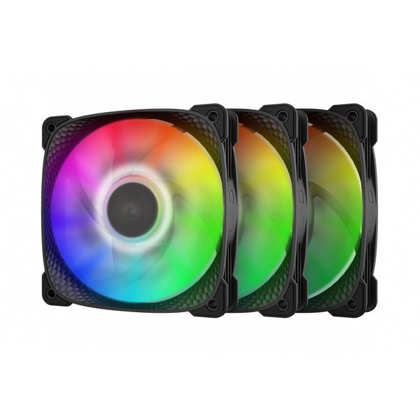 GEOMETRIC FUTURE 120mm ARGB �������ե��� Squama 2505B GF-SQ-2505B-3P �ȥ�ץ�ѥå� �֥�å� ���ڥ���󥻥��Բġ��̳�ƻ����Υ�������Բġ�