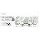 タイムリー Timely USBデジタル時計 USB Digital Clock TM-USBCLOCK-WH 【キャンセル不可・北海道沖縄離島配送不可】
