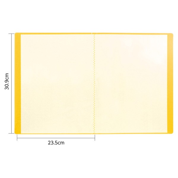 ARTEC アーテック クリアブックB 厚 A4 20ポケット イエロー10冊パック 文具 92089 【キャンセル不可・北海道沖縄離島配送不可】-お取り寄せ品-