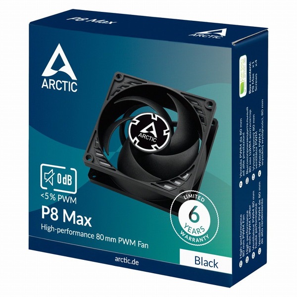 ARCTIC PWM�ե��� ACFAN00286A 80mm�� ����25mm �磻�ɥ�� ��ž��500��5000rpm 0dB�⡼����ܡڥ���󥻥��Բġ��̳�ƻ����Υ�������Բġ� -������-
