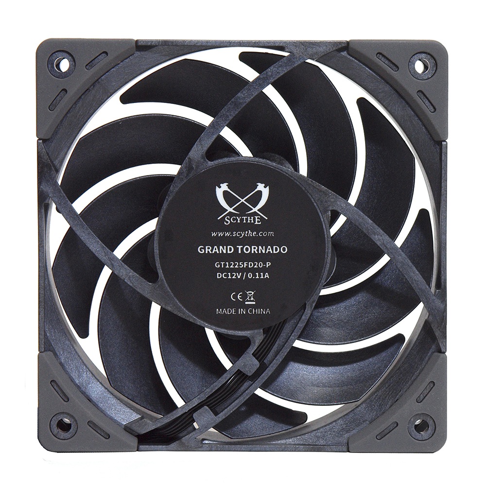SCYTHE GT1225FD20-P ケースファン GRAND TORNADO 120 PWM 2000RPM 【キャンセル不可・北海道沖縄離島配送不可】