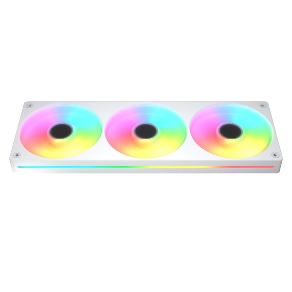 COUGAR �������ե��� CF-UN360FW-RGB (Unity360-FW ARGB) White ���ɥ쥵�֥�RGB LED FDB 4-Pin (PWM) ��ž����700-2500 RPM��10�����̡�78.2 CFM ������5.4 mmH2O �ݾڡ�3ǯ�ڥ���󥻥��Բġ��̳�ƻ����Υ�������Բġ�