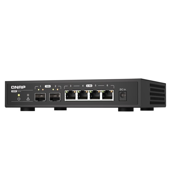 QNAP �ץ饰������ɡ��ץ쥤�����å� QSW-2104-2S 2 x 10GbE SFP+ ����� 4 x 2.5GbE RJ45���� �ݡ��ȿ���2+4 10GbE SFP+�ݡ���(10G/1G���б�)��2 �����å��󥰥ե��֥�å���60 Gbps �ڤ����󤻾��ʤǤ�/Ǽ�������б���