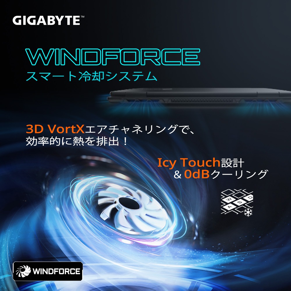 GIGABYTE ゲーミングノートパソコン GAMING A16 CTHI3JP893SH 16インチ Intel Core i7-13620H GeForce RTX 5050 Laptop メモリ:16GB SSD:512Gb Windows 11 Home 日本語キーボード ギガバイトノートPC