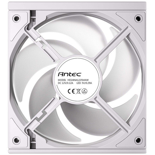 0761345400497 Antec ケースファン C120R ARGB White_3PK 120mm 逆回転