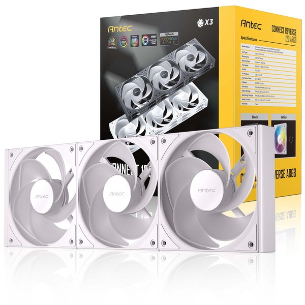 Antec �������ե��� C120R ARGB White_3PK 120mm �ղ�ž 3�ĥ��å� �ۥ磻�� �ڥ���󥻥��Բġ��̳�ƻ����Υ�������Բġ�