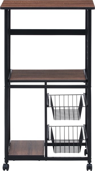 不二貿易 レンジワゴン FBC-9812 BK/BR FBC-9812 BK/BR 商品コード14638【代引・日時指定・キャンセル不可・北海道沖縄離島配送不可】 -お取リ寄せ-