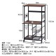 不二貿易 レンジワゴン FBC-9812 BK/BR FBC-9812 BK/BR 商品コード14638【代引・日時指定・キャンセル不可・北海道沖縄離島配送不可】 -お取リ寄せ-