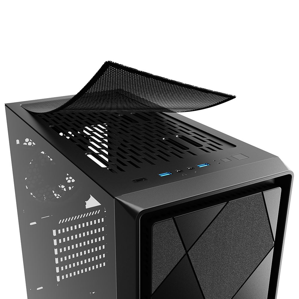 Sharkoon ������ SHA-VS8 RGB BK �� ATX/m-ATX/mini-ITX �ڥ���󥻥��Բġ��̳�ƻ����Υ�������Բġ�