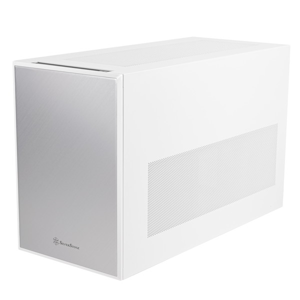 Silverstone PCケース SST-SG17W Micro-ATX ホワイト SUGO 17 独特なコンポーネント収納の高品質キューブ型ケース【代引・日時指定・キャンセル不可・北海道沖縄離島配送不可】