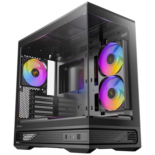 Antec PC������ Constellation C2M �֥�å� C2M ARGB �ԥ顼�쥹�� Micro ATX������ 2�̥ԥ顼�쥹�������饹 RTX50�б� ��ѷ� �ߥ˥�� 120mm�ե������6�� ����360mm�饸�������б� CPU�����顼����165mm�б��ڥ���󥻥��Բġ��̳�ƻ����Υ�������Բġ�