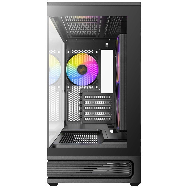 Antec PC������ Constellation C2M �֥�å� C2M ARGB �ԥ顼�쥹�� Micro ATX������ 2�̥ԥ顼�쥹�������饹 RTX50�б� ��ѷ� �ߥ˥�� 120mm�ե������6�� ����360mm�饸�������б� CPU�����顼����165mm�б��ڥ���󥻥��Բġ��̳�ƻ����Υ�������Բġ�