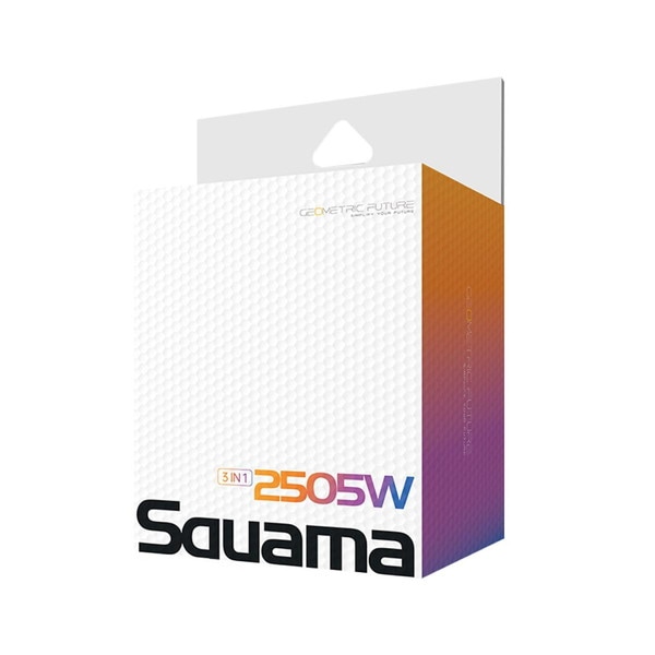 GEOMETRIC FUTURE 120mm ARGB ケースファン Squama 2505W GF-SQ-2505W-3P トリプルパック ホワイト 白【キャンセル不可・北海道沖縄離島配送不可】