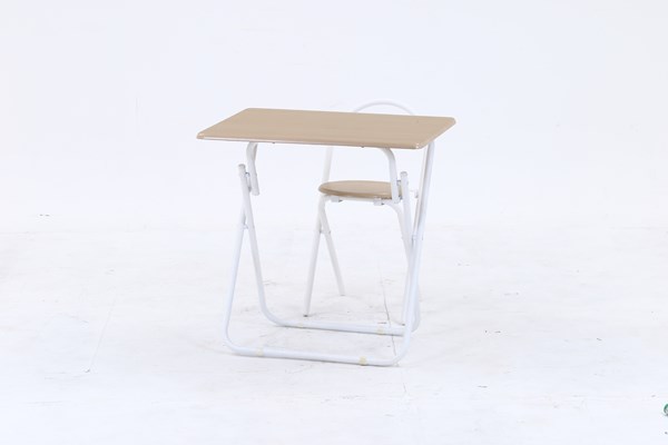不二貿易 折りたたみテーブルチェアセットWH 83438 TH3013 商品コード19358【代引・日時指定・キャンセル不可・北海道沖縄離島配送不可】 -お取リ寄せ-