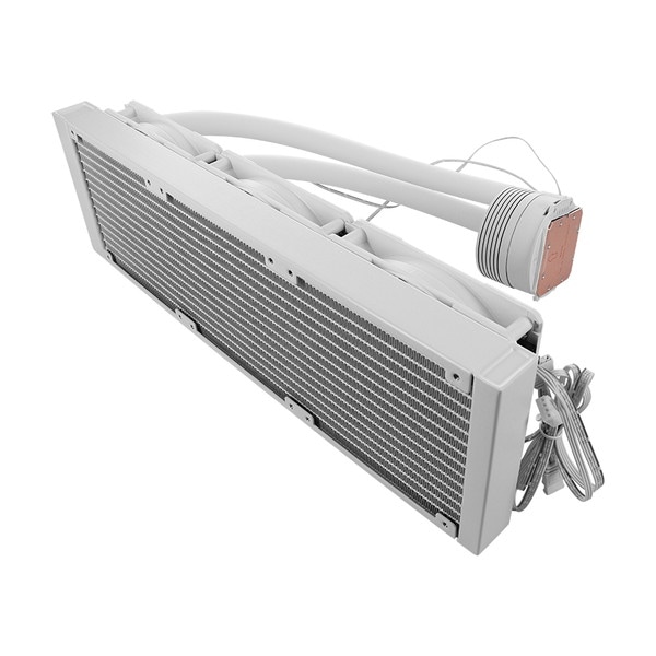 OWLTECH ARGB LED内蔵ヘッド&チューブ 水冷CPUクーラー OWL-LCS360ARGB-WH ホワイト 120mm×3基 360mm オウルテック 【キャンセル不可・北海道沖縄離島配送不可】 -お取り寄せ-