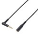 ELECOM エレコム AV-354P10BK イヤホン ヘッドホン 延長コード マイク対応 3.5mmステレオミニプラグ 1m ブラック【キャンセル不可・北海道沖縄離島配送不可】