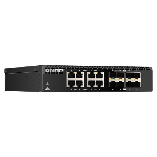QNAP ����ޥ͡����ɥ����å� QSW-3216R-8S8T ��®�ͥåȥ���Ķ����� �ϡ��ե磻�ɥ�å��ޥ���� 16 x 10GbE �����å��󥰥ե��֥�å���320 Gbps �Ÿ���¢�ڤ����󤻾��ʤǤ�/Ǽ�������б���