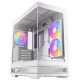 Antec PCケース Constellation C2M ホワイト C2M ARGB White ピラーレス式 Micro ATXケース 2面ピラーレス強化ガラス RTX50対応 冷却型 ミニタワー 120mmファン最大6基 最大360mmラジエータ対応 CPUクーラー全高165mm対応【キャンセル不可・北海道沖縄離島配送不可】