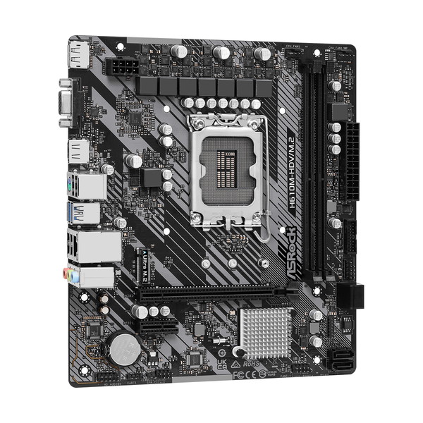 4710483939860 ASRock マザーボード H610M-HDV/M.2 R2.0 / Intel H610