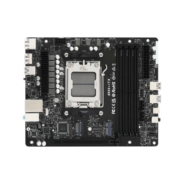 ASRock ベアボーンキット DESKMEET X600/B/BB/BOX/JP X600 チップセット 搭載 AMD Ryzen 8000 / 7000 CPU( Socket AM5 )対応 小型ベアボーン【キャンセル不可・北海道沖縄離島配送不可】