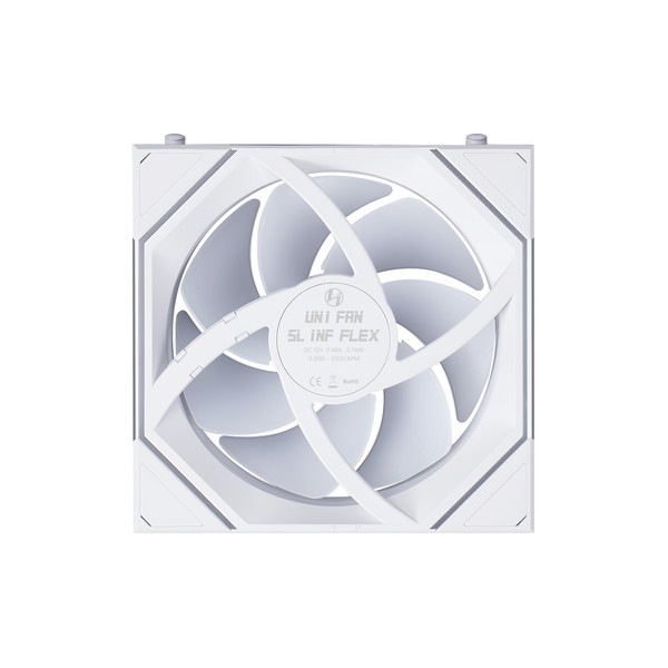 Lian Li �������ե��� 12SLIN1F1W (UNI FAN SL INF FLEX 120 White ) ����ե��˥ƥ��ߥ顼 �ۥ磻�� ñ�ʡڥ���󥻥��Բġ��̳�ƻ����Υ�������Բġ�