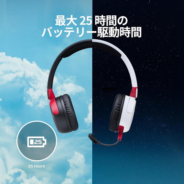 HyperX ヘッドセット HyperX Cloud Mini ワイヤレス 音量セーフガード:85db以下 最大25時間駆動 フリップミュート式マイク Bluetooth/3.5mmプラグ接続対応 子供向けサイズ ホワイト 7G8F2AA 【キャンセル不可・北海道沖縄離島配送不可】 -お取り寄せ-