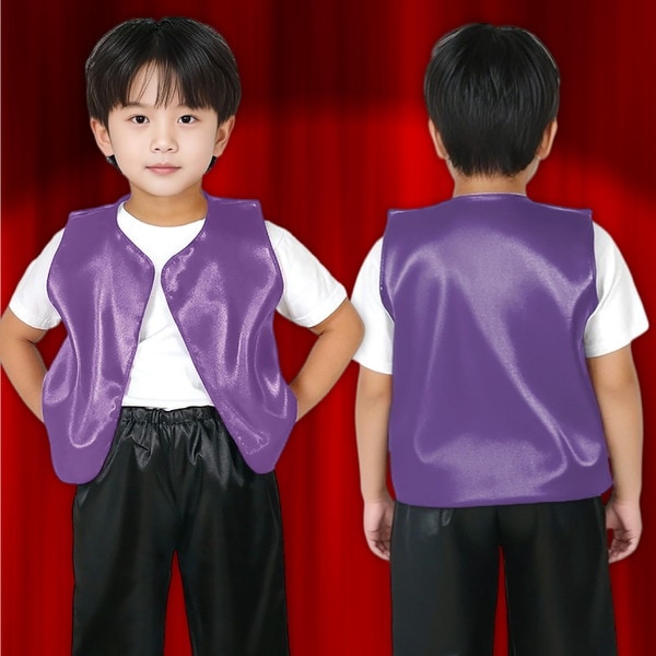 ARTEC アーテック ソフトサテン ベスト C 紫 品番 18567 運動会・発表会・イベント 【キャンセル不可・北海道沖縄離島配送不可】 -お取り寄せ-