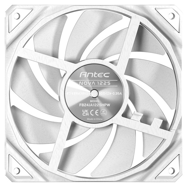 Antec �������ե��� Nova 120 White 120mm �ϥ��ѥ 3200��ž �ۥ磻�� �ڥ���󥻥��Բġ��̳�ƻ����Υ�������Բġ�