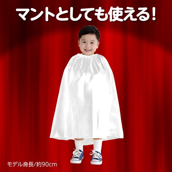 ARTEC アーテック 運動会・発表会・イベント 衣装・ファッション ソフトサテンマント・スカート ストレート 白 商品番号 14667 お取り寄せ