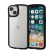 ELECOM エレコム PM-A22ATSLFCSBK iPhone 14 / 13 ケース カバー ハイブリッド 耐衝撃 衝撃吸収 軽量 薄型 ストラップホール付 背面マットクリア 指紋防止 高透明 TOUGH SLIM ブラック【キャンセル不可・北海道沖縄離島配送不可】