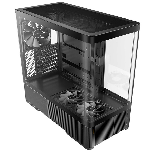 Antec PC������ C6 Curve Air �֥�å� ξ�����ɶ��̥��饹��� ���̶������饹 �ԥ顼�쥹 �ߥɥ륿������� ���̥��ͥ����б� 360mm�饸�������б� ����ե���6�� CPU��180mm ����ǽ�ߥɥ륿��ڥ���󥻥��Բġ��̳�ƻ����Υ�������Բġ�
